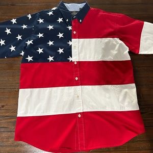 American Flag Button-up